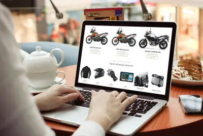 “Rent Moto Adventure” online store – main image