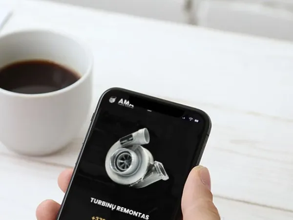 „AMA Turbo“ svetainė – mobilioji versija
