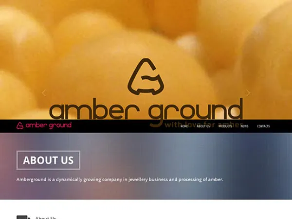 „Ambermagic / Amber Ground“ svetainė – vaizdas 5