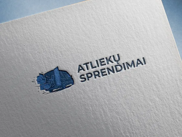 “Atliekų sprendimai” logo – presentation