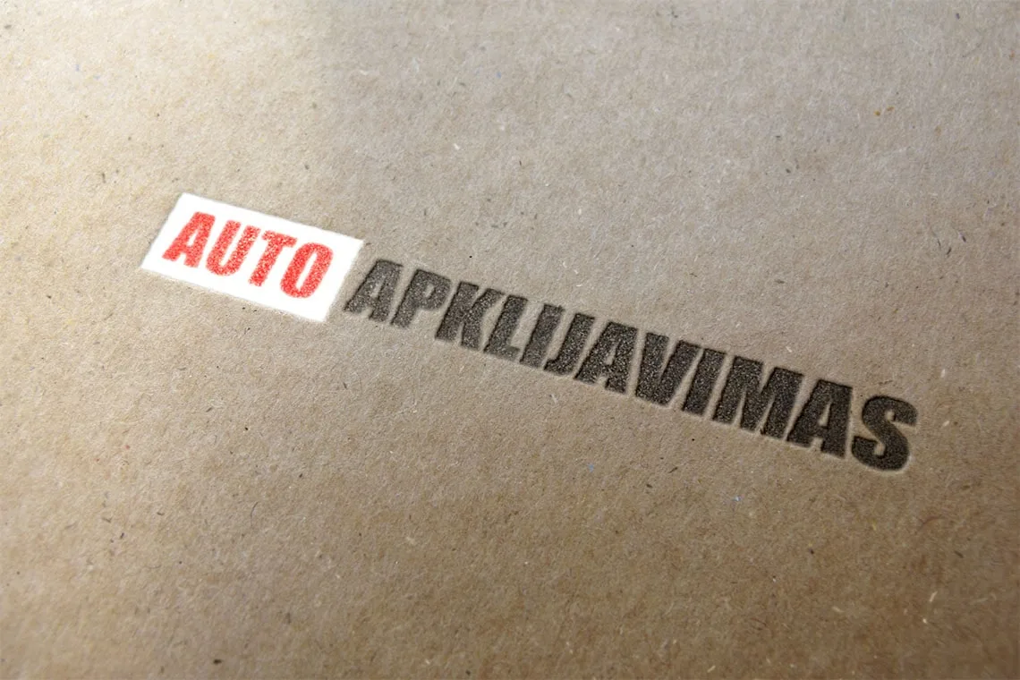 Логотип «Autoapklijavimas.lt» – презентация