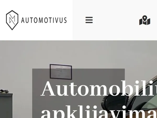 „Automotivus“ svetainė – mobilioji versija
