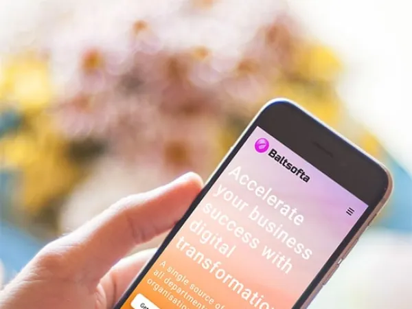 „Baltsofta“ svetainė – mobilioji versija