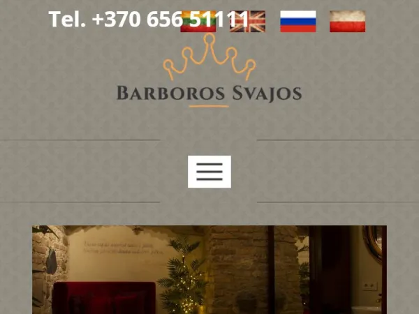„Barbora Dream SPA“ svetainė – mobilioji versija