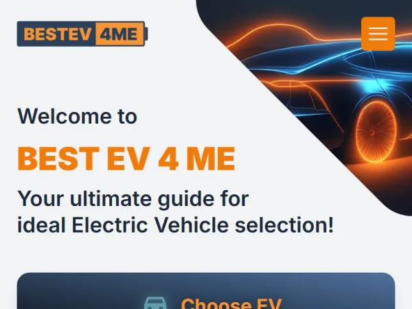 „BestEV4me“ svetainė – mobilioji versija