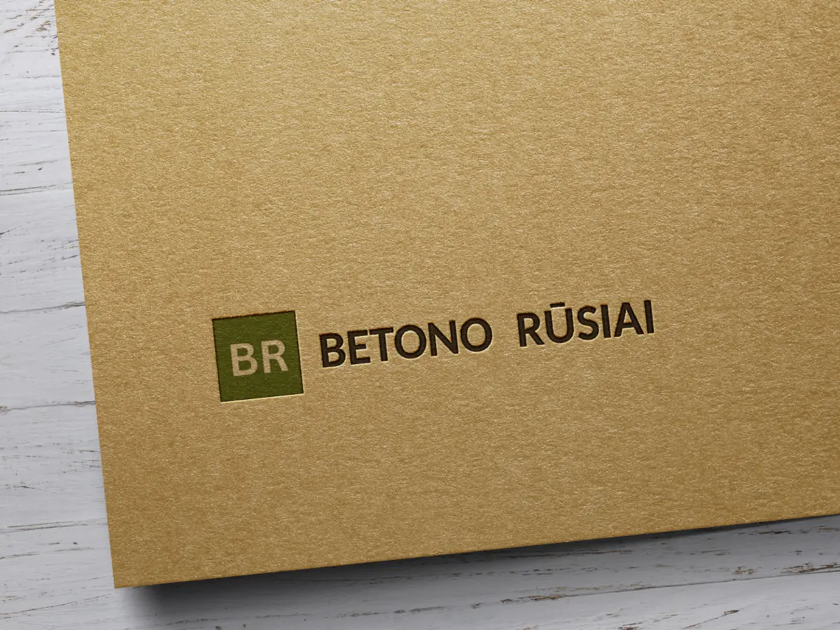 “Betono rūsiai” logo – presentation