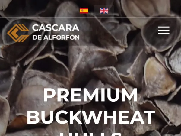 „Cascara de Alforfon“ svetainė – mobilioji versija