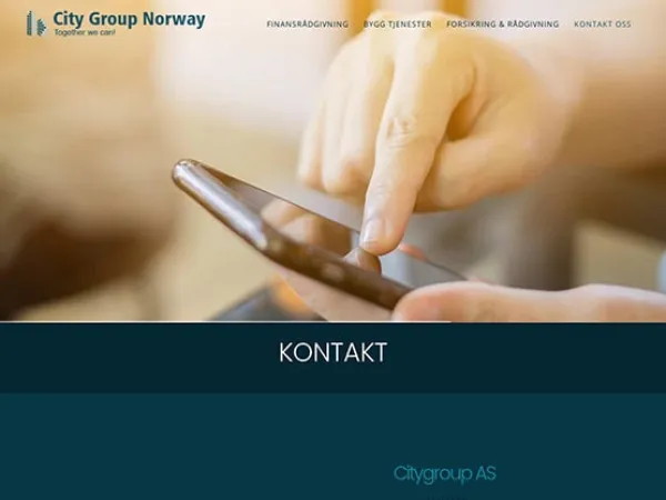 „City Group Norway“ svetainė – vaizdas 2