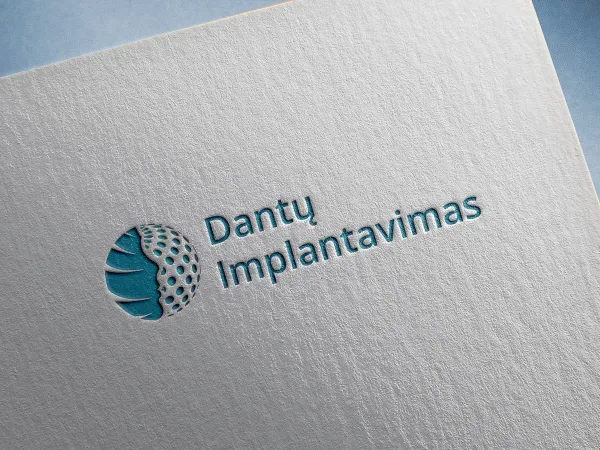 “Dantų implantavimas” logo – presentation
