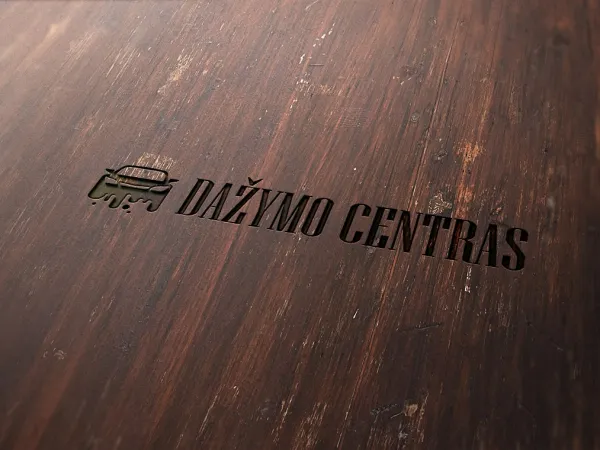 “Automobilių dažymo centras” logo – presentation