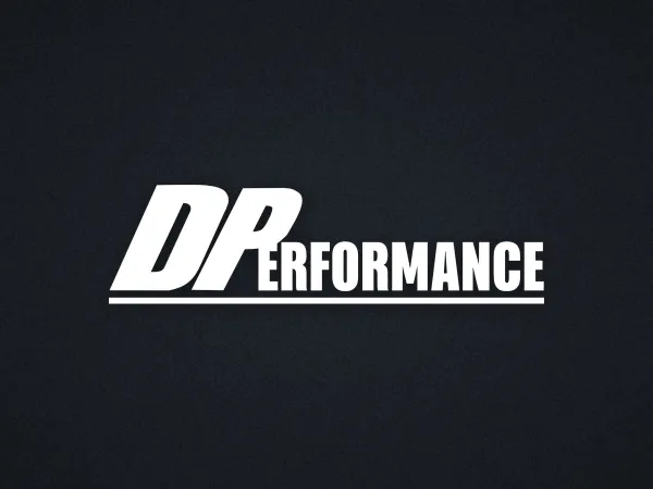 “DPerformance” logo – on a dark background