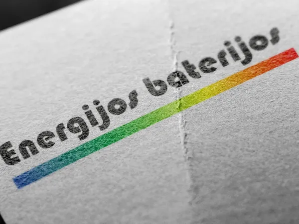 “Energijos baterijos” logo – presentation