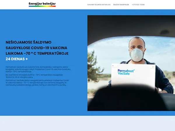 „Energijos baterijos“ svetainė – vaizdas 2