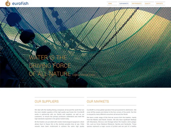 „Eurofish Trading AG“ svetainė – vaizdas 3