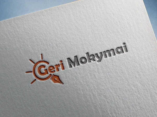 “Geri Mokymai” logo – presentation