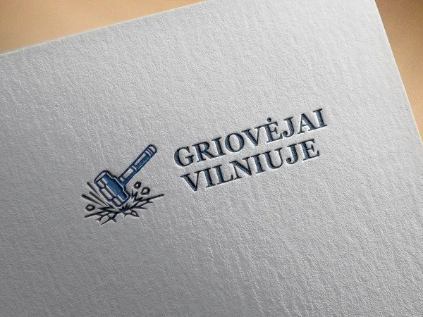 “Griovėjai Vilniuje” logo – presentation