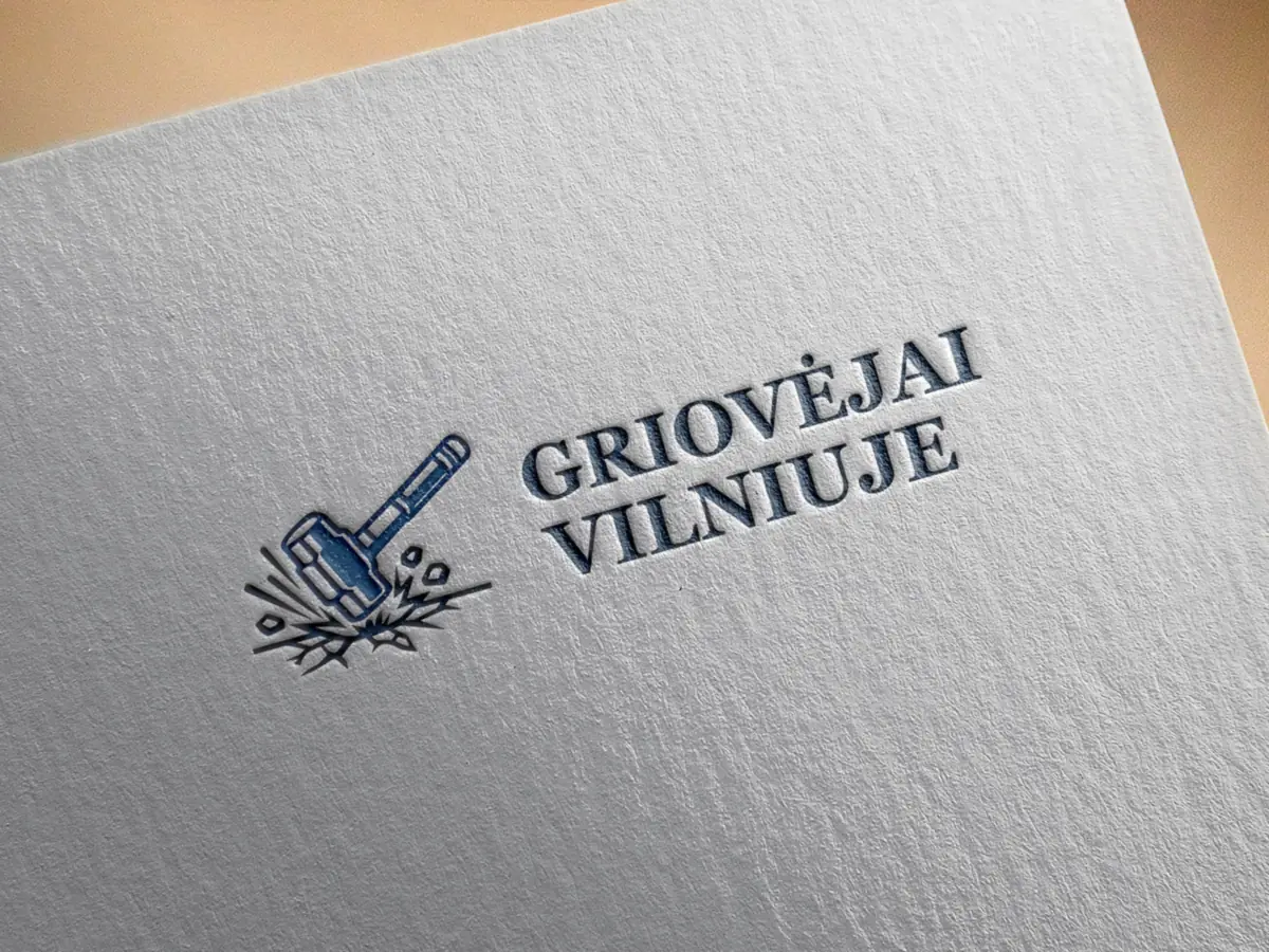 “Griovėjai Vilniuje” logo – presentation