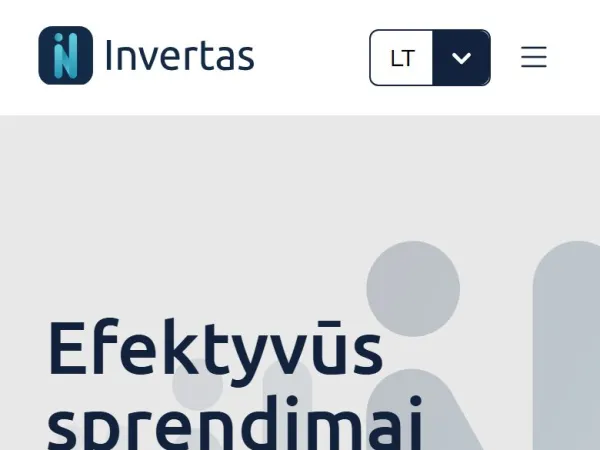 „Invertas“ el. parduotuvė – mobilioji versija