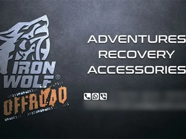 „Iron Wolf Off Road“ dizainas – vizitinė kortelė