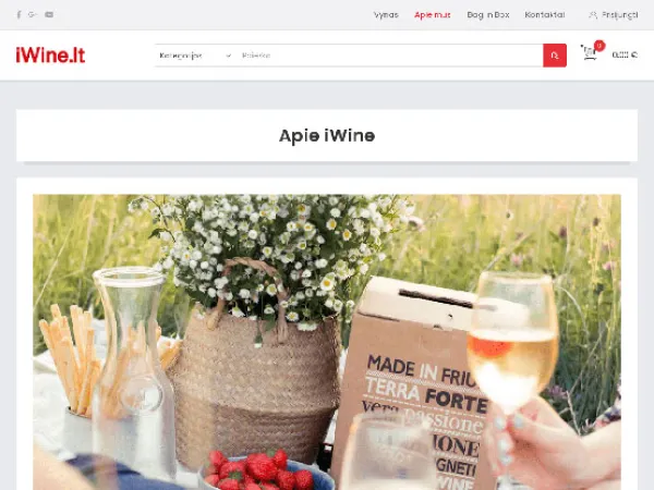 Интернет-магазин «iWine» – изображение 3