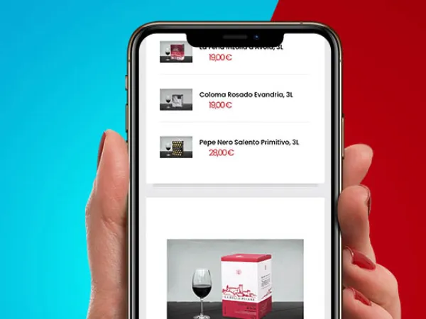 Интернет-магазин «iWine» – мобильная версия