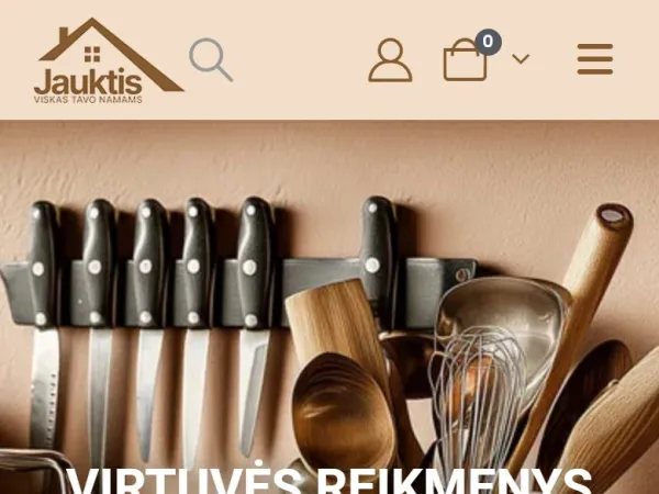 „Jauktis.lt“ el. parduotuvė – mobilioji versija