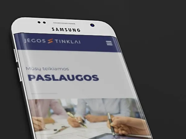 „Jėgos tinklai“ svetainė – mobilioji versija