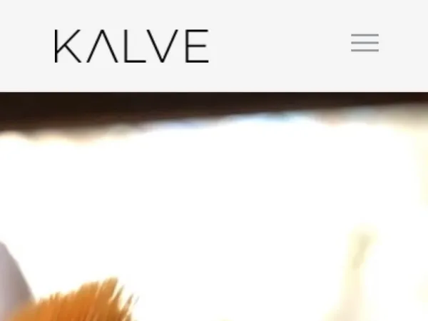 „KALVE Design & Art Gallery“ svetainė – mobilioji versija