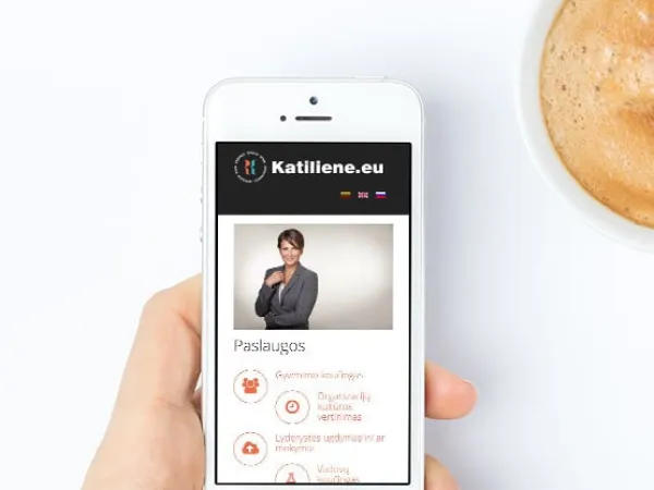 „Dr. Rasa Katilienė“ svetainė – mobilioji versija