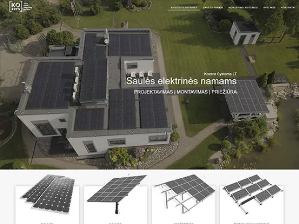 „Kozero Systems“ svetainė – vaizdas 5