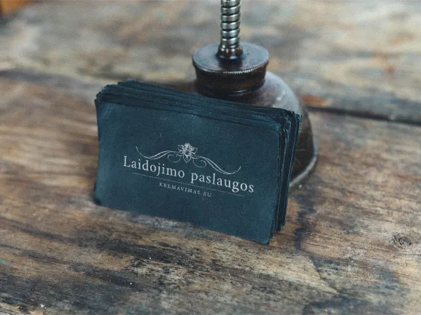 “Laidojimo paslaugos” logo – presentation