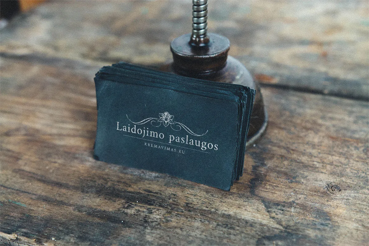 “Laidojimo paslaugos” logo – presentation