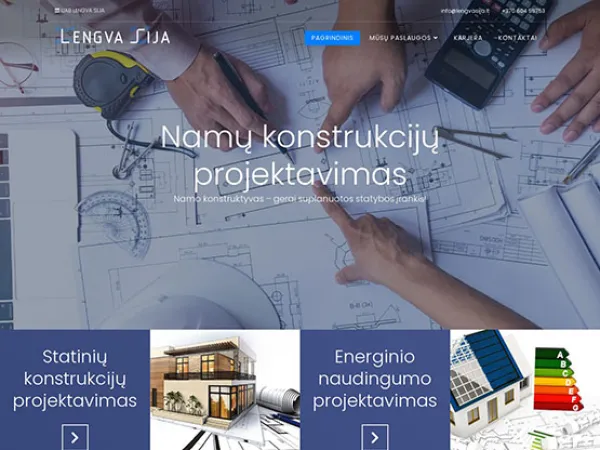 „Lengva sija“ svetainė – vaizdas 1