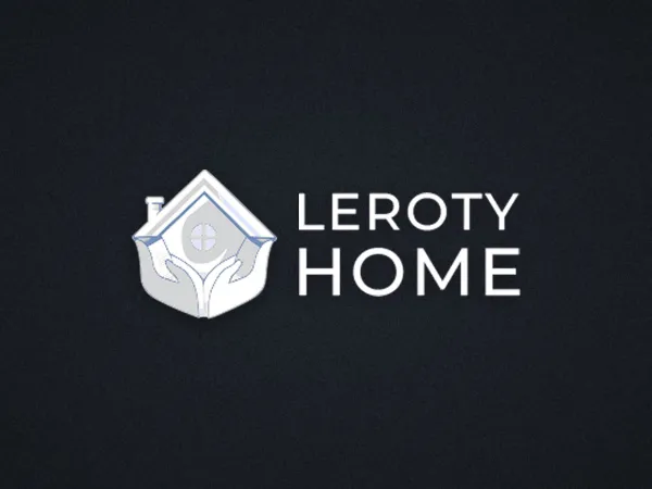 “Leroty Home” logo – on a dark background
