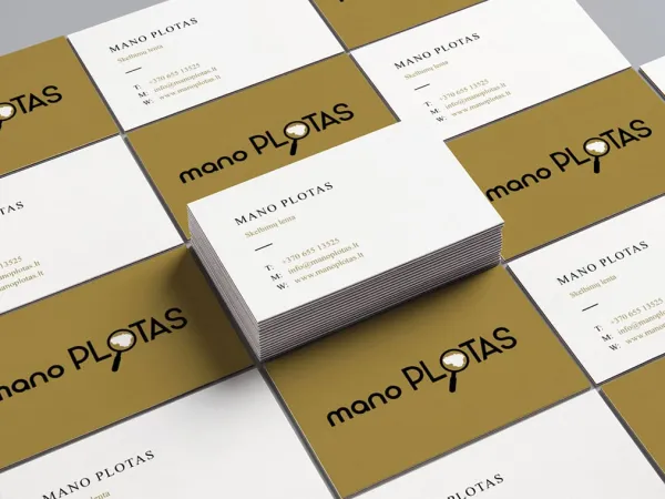 “ManoPlotas.lt” logo – presentation