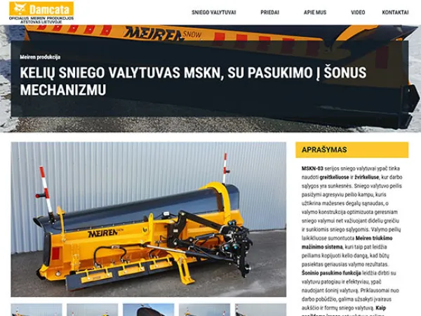 „Meiren Engineering“ svetainė – vaizdas 2