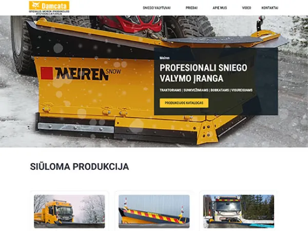 „Meiren Engineering“ svetainė – vaizdas 4