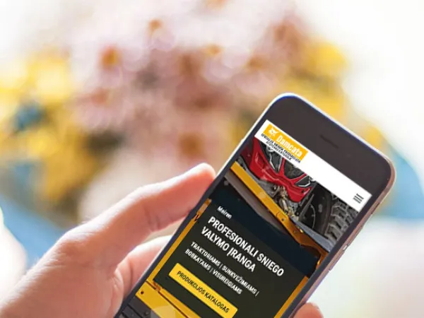 „Meiren Engineering“ svetainė – mobilioji versija
