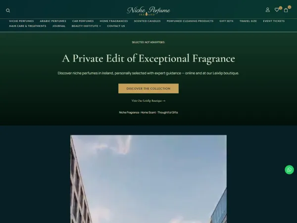 „Niche Skin Scent“ el. parduotuvė – visas pagrindinis puslapis