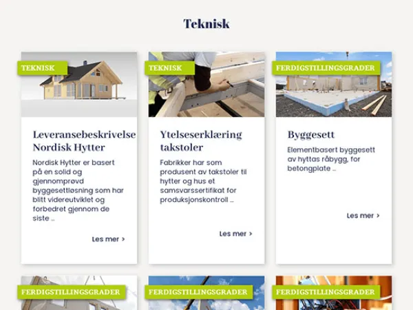 „Nordisk Hytter“ svetainė – vaizdas 2
