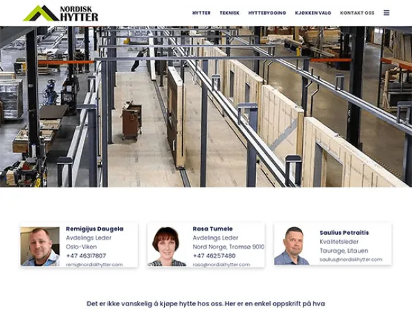 „Nordisk Hytter“ svetainė – vaizdas 4