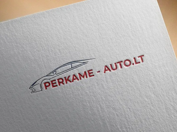 “Perkame-auto.lt” logo – presentation