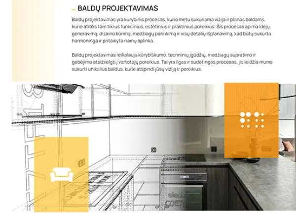 „ProfiBaldai“ svetainė – vaizdas 5