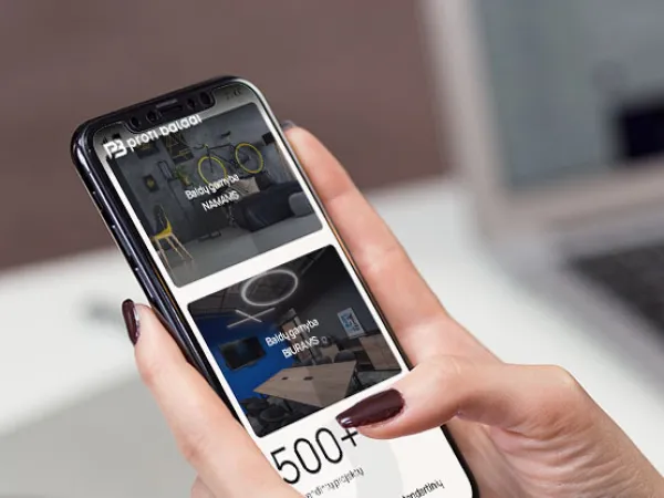 „ProfiBaldai“ svetainė – mobilioji versija