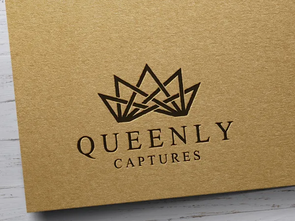 “Queenly Captures” logo – presentation
