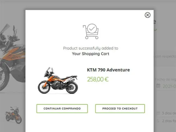 „Rent Moto Adventure“ el. parduotuvė – vaizdas 4