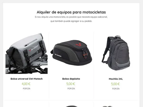 „Rent Moto Adventure“ el. parduotuvė – vaizdas 7