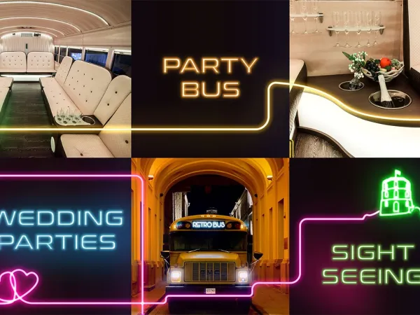 „Retro Bus“ dizainas – pagrindinis vaizdas
