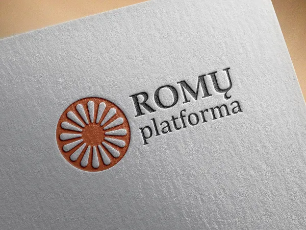 “Romų platforma” logo – presentation