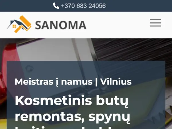 „Sanoma“ svetainė – mobilioji versija